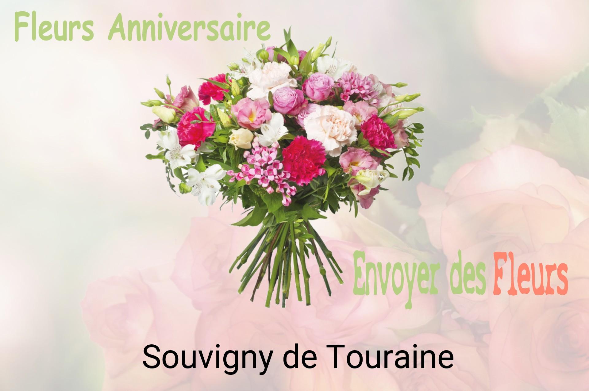 Bouquet de fleurs d’anniversaire livré à Souvigny-de-Touraine