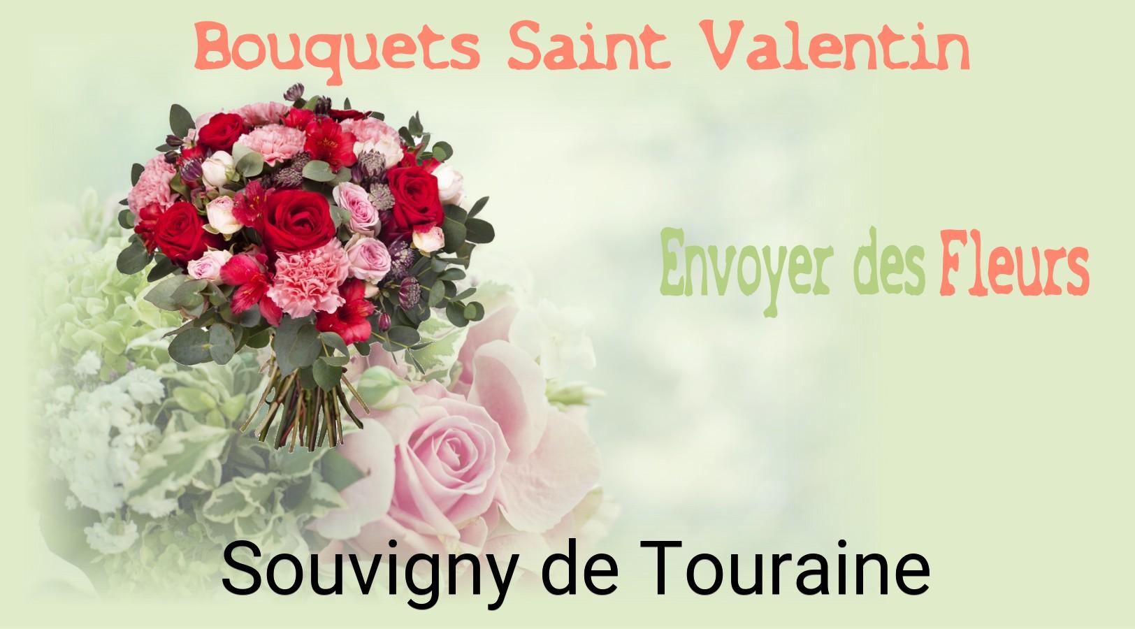 Roses de Saint-Valentin livrées à Souvigny-de-Touraine